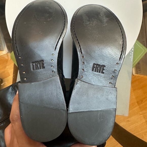 🌸FRYE🌸 Melissa Tall Black Leather Riding Boots size 6 - Picture 12 of 12